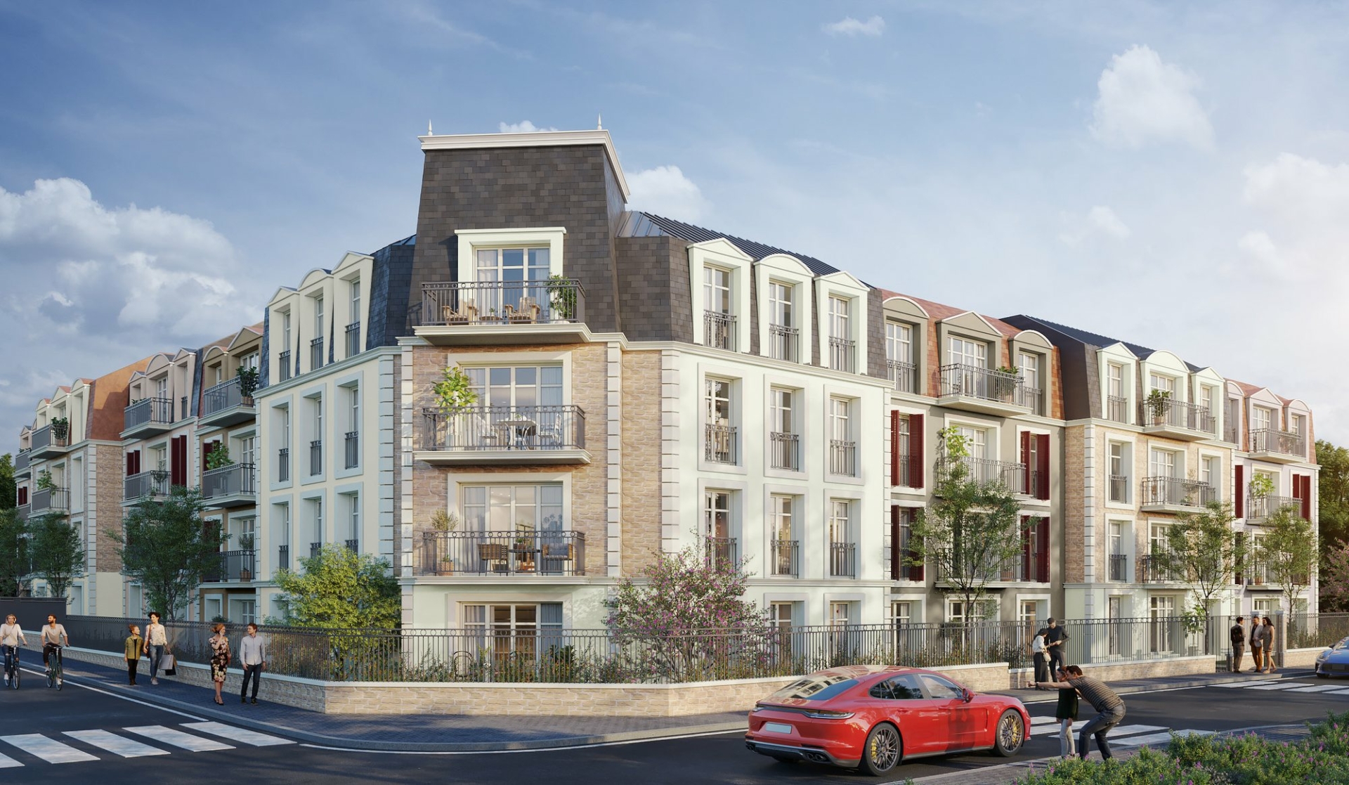 Résidence Le Trianon à Villiers-sur-Marne, façade