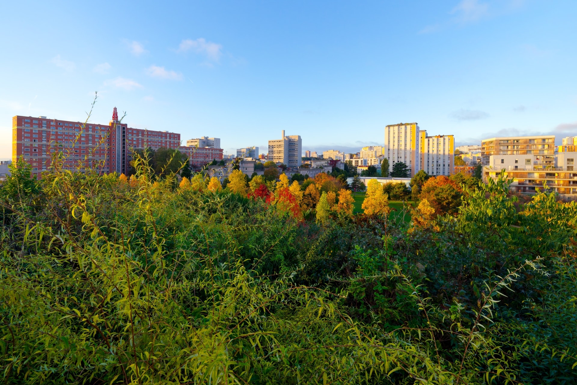 The,Cormailles,Park,In,Ivry-sur-seine,City